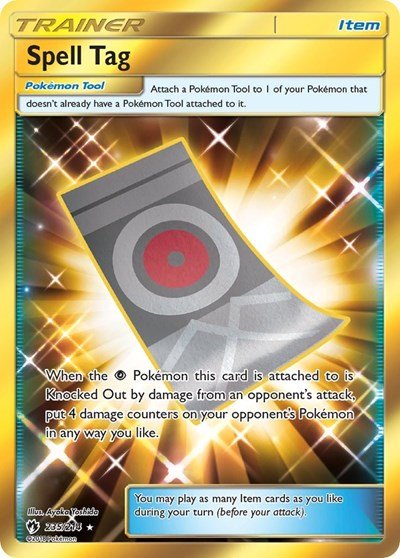 Spell Tag (Secret) (SM - Lost Thunder) Near Mint Holofoil - Nick Nack's Full Frontal Attack