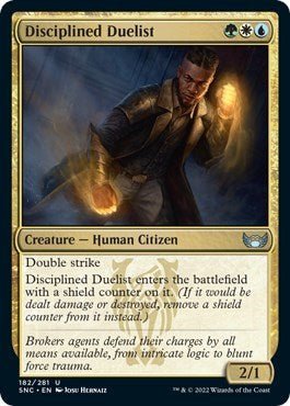 Disciplined Duelist (Streets of New Capenna) Near Mint - Nick Nack's Full Frontal Attack
