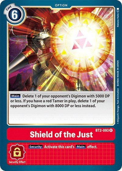 Shield of the Just (Release Special Booster) Near Mint - Nick Nack's Full Frontal Attack