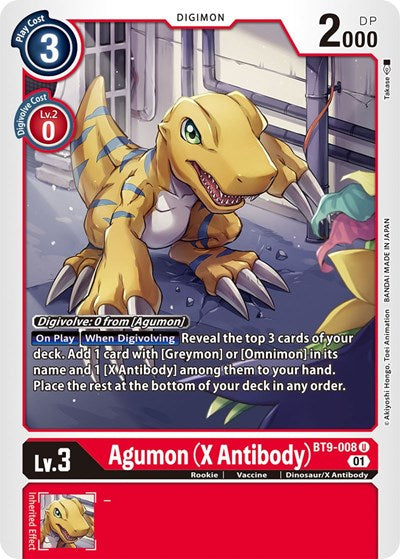 Agumon (X Antibody) (X Record) Near Mint