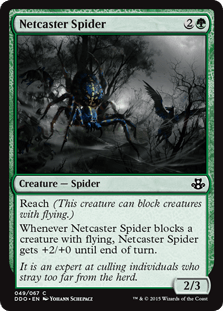 Netcaster Spider (Duel Decks: Kiora vs Elspeth) Near Mint - Nick Nack's Full Frontal Attack