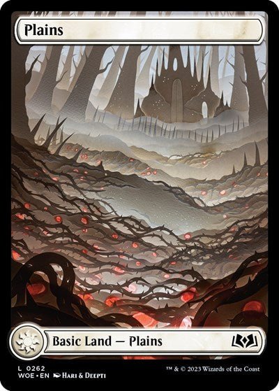 Plains (0262) (Wilds of Eldraine) Near Mint - Nick Nack's Full Frontal Attack