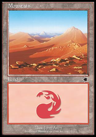Mountain (168) (Starter 1999) Light Play - Nick Nack's Full Frontal Attack