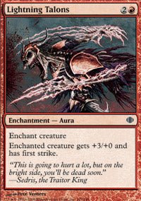 Lightning Talons (Shards of Alara) Light Play - Nick Nack's Full Frontal Attack