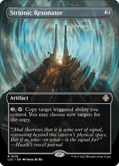Strionic Resonator (Borderless) (Commander: The Lost Caverns of Ixalan) Near Mint Foil
