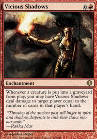 Vicious Shadows (Shards of Alara) Light Play - Nick Nack's Full Frontal Attack
