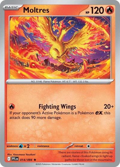 Moltres (ME02: Phantasmal Flames) Near Mint Reverse Holofoil