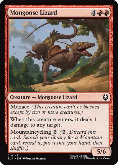 Mongoose Lizard (Avatar: The Last Airbender) Near Mint - Nick Nack's Full Frontal Attack