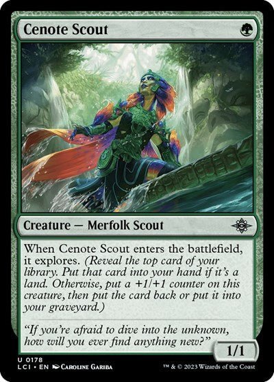 Cenote Scout (The Lost Caverns of Ixalan) Near Mint - Nick Nack's Full Frontal Attack