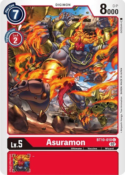 Asuramon (Xros Encounter) Near Mint - Nick Nack's Full Frontal Attack