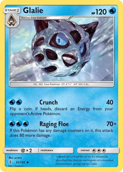 Glalie (SM - Guardians Rising) Medium Play