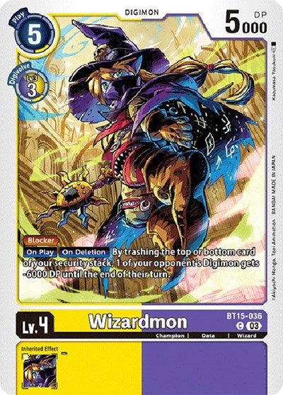 Wizardmon (Exceed Apocalypse) Near Mint - Nick Nack's Full Frontal Attack