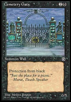 Cemetery Gate (2) (Homelands) Light Play - Nick Nack's Full Frontal Attack