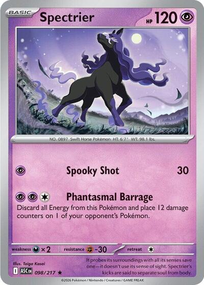 Spectrier (ME: Ascended Heroes) Near Mint Holofoil - Nick Nack's Full Frontal Attack