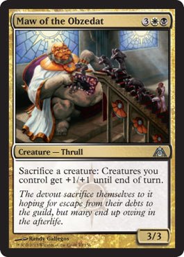 Maw of the Obzedat (Dragon's Maze) Near Mint - Nick Nack's Full Frontal Attack