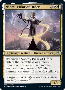 Naomi, Pillar of Order (Kamigawa: Neon Dynasty) Near Mint - Nick Nack's Full Frontal Attack
