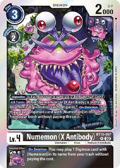 Numemon (X Antibody) (Exceed Apocalypse) Near Mint Foil - Nick Nack's Full Frontal Attack