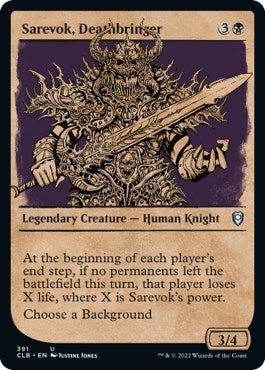 Sarevok, Deathbringer (Showcase) (Commander Legends: Battle for Baldur's Gate) Near Mint Foil - Nick Nack's Full Frontal Attack