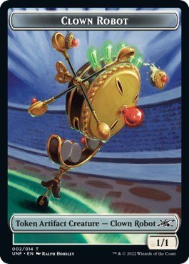 Clown Robot Token (002) (Unfinity) Near Mint - Nick Nack's Full Frontal Attack