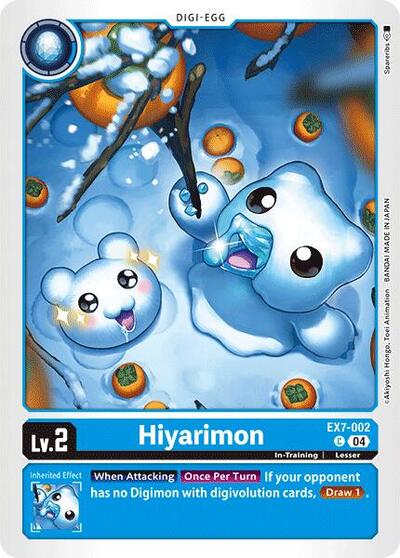Hiyarimon (Digimon LIBERATOR) Near Mint - Nick Nack's Full Frontal Attack