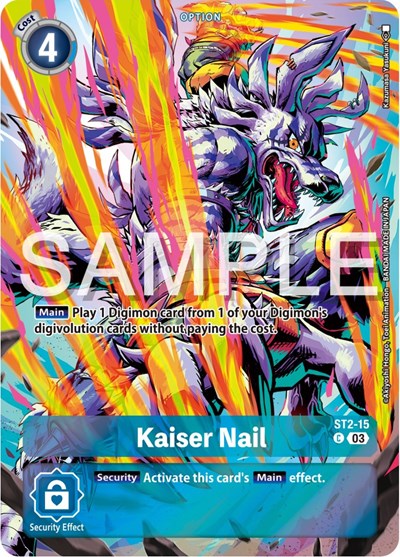 Kaiser Nail (Bonus Pack) (Starter Deck 17: Double Typhoon Advanced Deck Set) Near Mint Foil