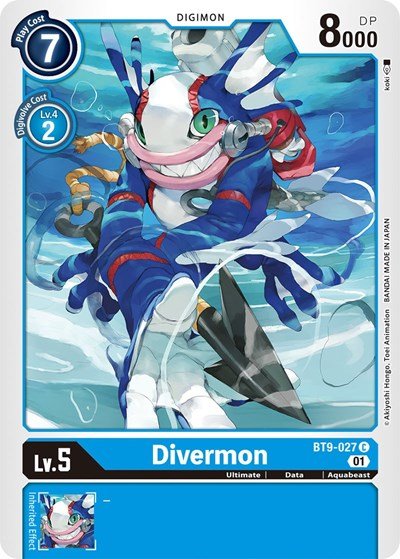 Divermon (X Record) Near Mint - Nick Nack's Full Frontal Attack