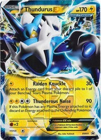 Thundurus EX (Team Plasma) - BW81 (Black and White Promos) Light Play Holofoil