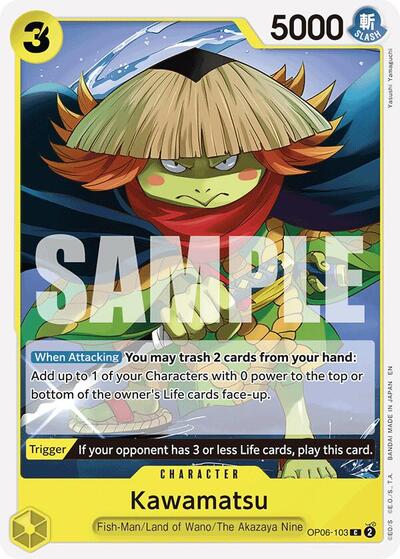 Kawamatsu (Reprint) (Starter Deck 28: GREEN/YELLOW Yamato) Near Mint - Nick Nack's Full Frontal Attack