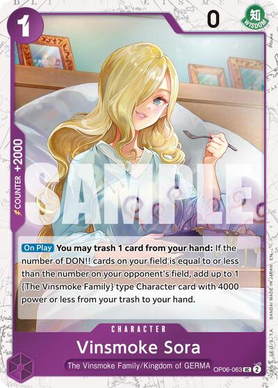 Vinsmoke Sora (Pirate Foil) (Premium Booster -The Best- Vol. 2) Near Mint Foil