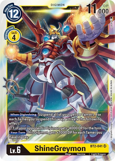 ShineGreymon (Release Special Booster) Near Mint Foil