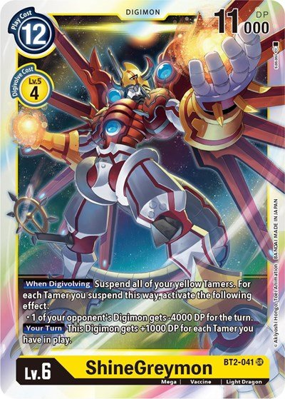 ShineGreymon (Release Special Booster) Near Mint Foil - Nick Nack's Full Frontal Attack