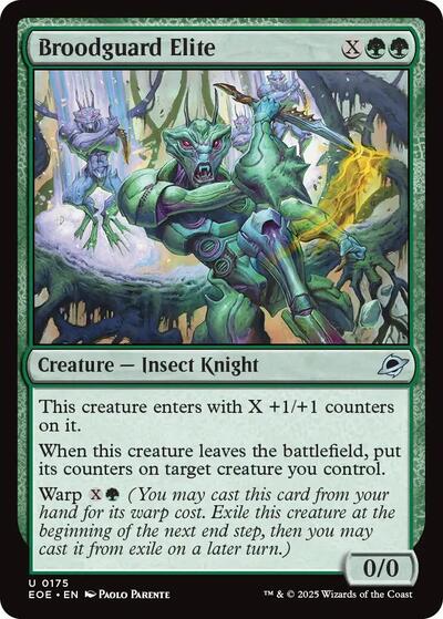 Broodguard Elite (Edge of Eternities) Near Mint Foil - Nick Nack's Full Frontal Attack