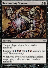 Resounding Scream (Shards of Alara) Light Play - Nick Nack's Full Frontal Attack