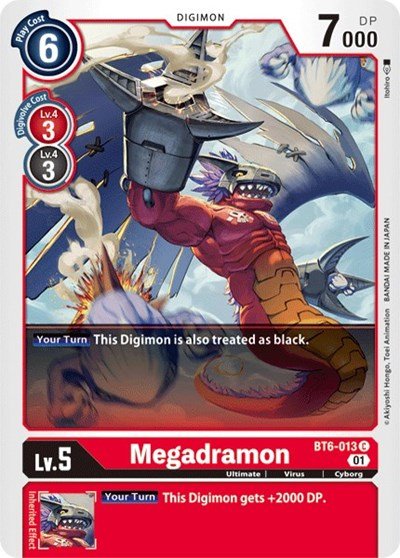 Megadramon (Double Diamond) Near Mint - Nick Nack's Full Frontal Attack