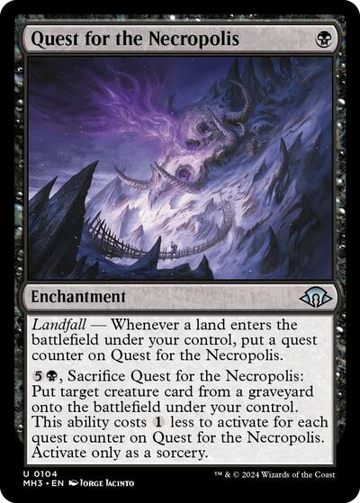 Quest for the Necropolis (Modern Horizons 3) Near Mint - Nick Nack's Full Frontal Attack