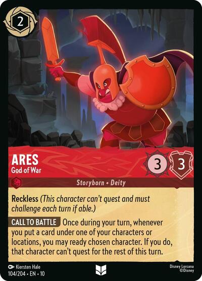 Ares - God of War (Whispers in the Well) Near Mint - Nick Nack's Full Frontal Attack
