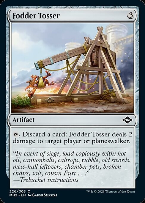 Fodder Tosser (Modern Horizons 2) Light Play Foil - Nick Nack's Full Frontal Attack