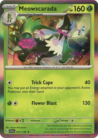 Meowscarada - 015 (Scarlet and Violet: Base Set) Near Mint Holofoil - Nick Nack's Full Frontal Attack