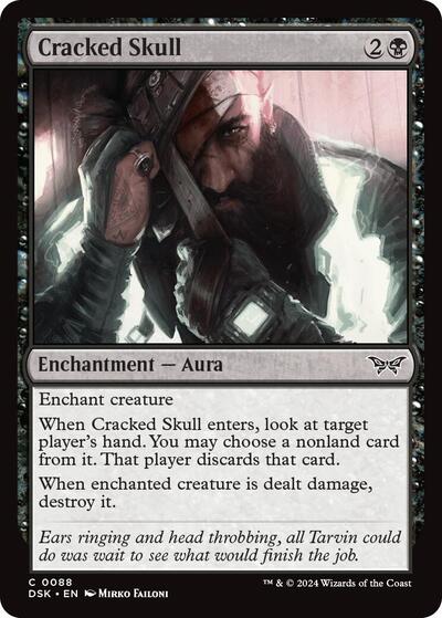 Cracked Skull (Duskmourn: House of Horror) Near Mint - Nick Nack's Full Frontal Attack