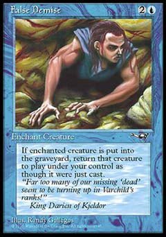 False Demise (Cave-in) (Alliances) Light Play - Nick Nack's Full Frontal Attack