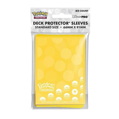 Pokemon 65-Pack Deck Protector: Energy Lightning Type