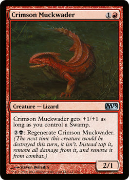 Crimson Muckwader (Magic 2013 Core Set) Light Play