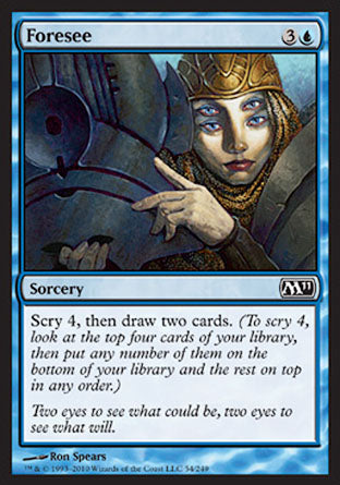 Foresee (Magic 2011 Core Set) Near Mint - Nick Nack's Full Frontal Attack