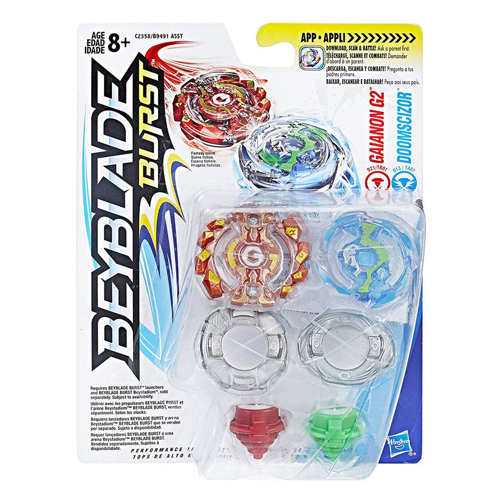 Beyblade Burst Evolution Gaianon G2 & Doomscizor 2-Pack