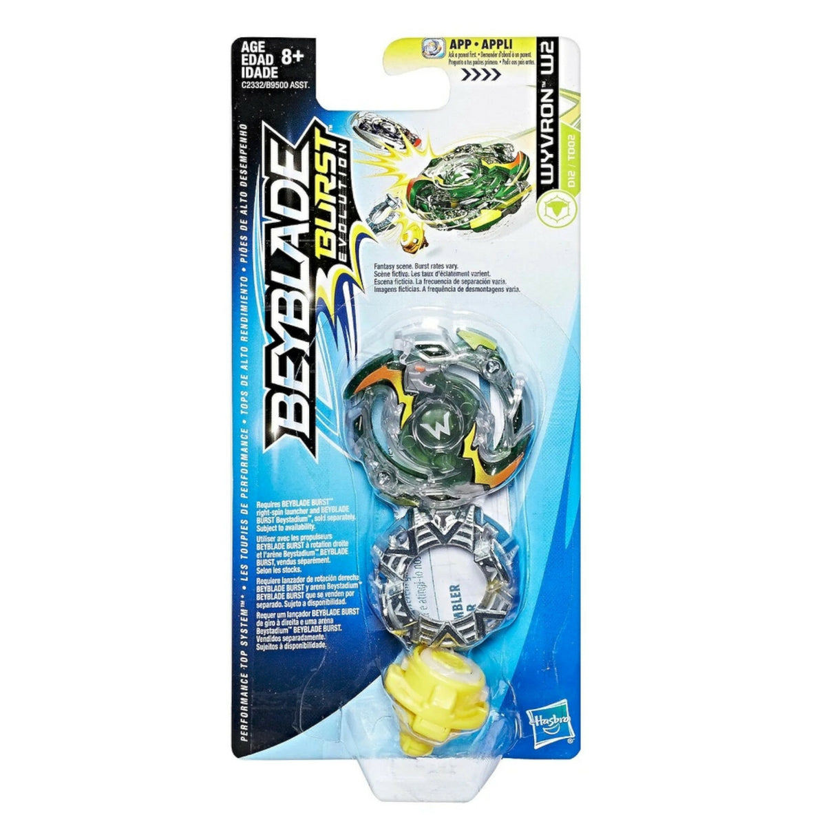 Beyblade Burst Evolution Wyvron W2 Single Pack