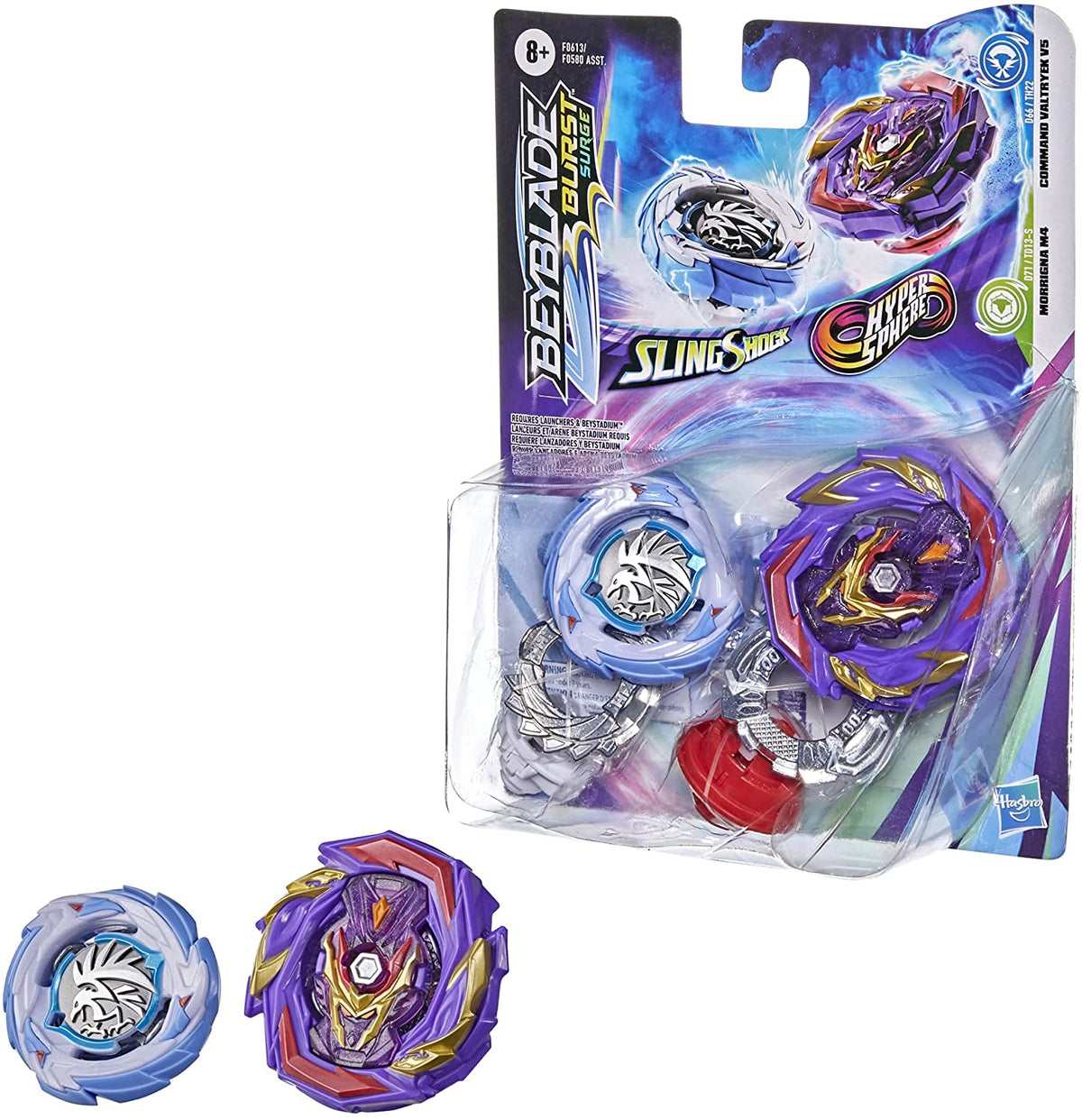 Beyblade Burst Surge Morrigna M4 & Command Valtryek V5 2-Pack