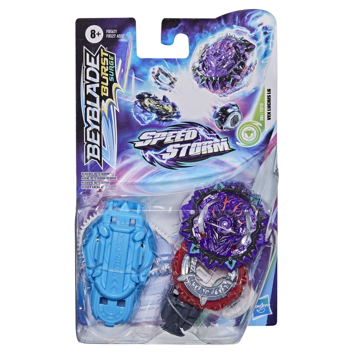 Beyblade Burst Surge Vex Lucius L6 Starter Pack