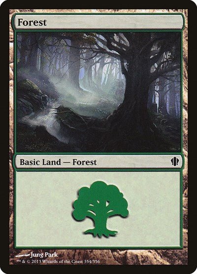 Forest (354) (Commander 2013) Near Mint - Nick Nack's Full Frontal Attack
