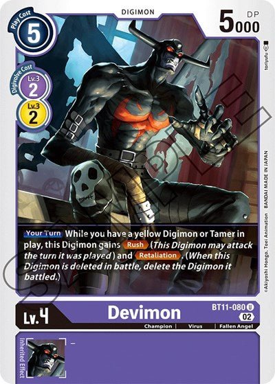 Devimon (Dimensional Phase) Near Mint - Nick Nack's Full Frontal Attack