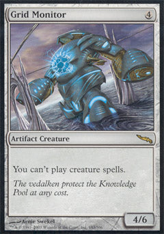 Grid Monitor (Mirrodin) Light Play